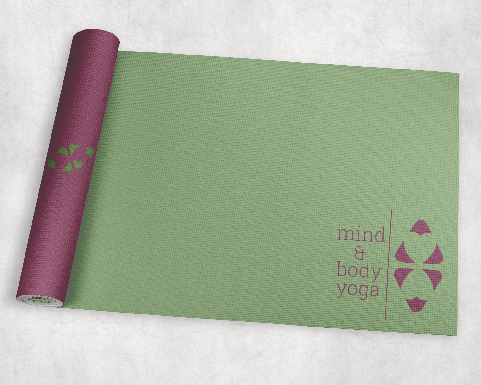 customized mind & body yoga mat